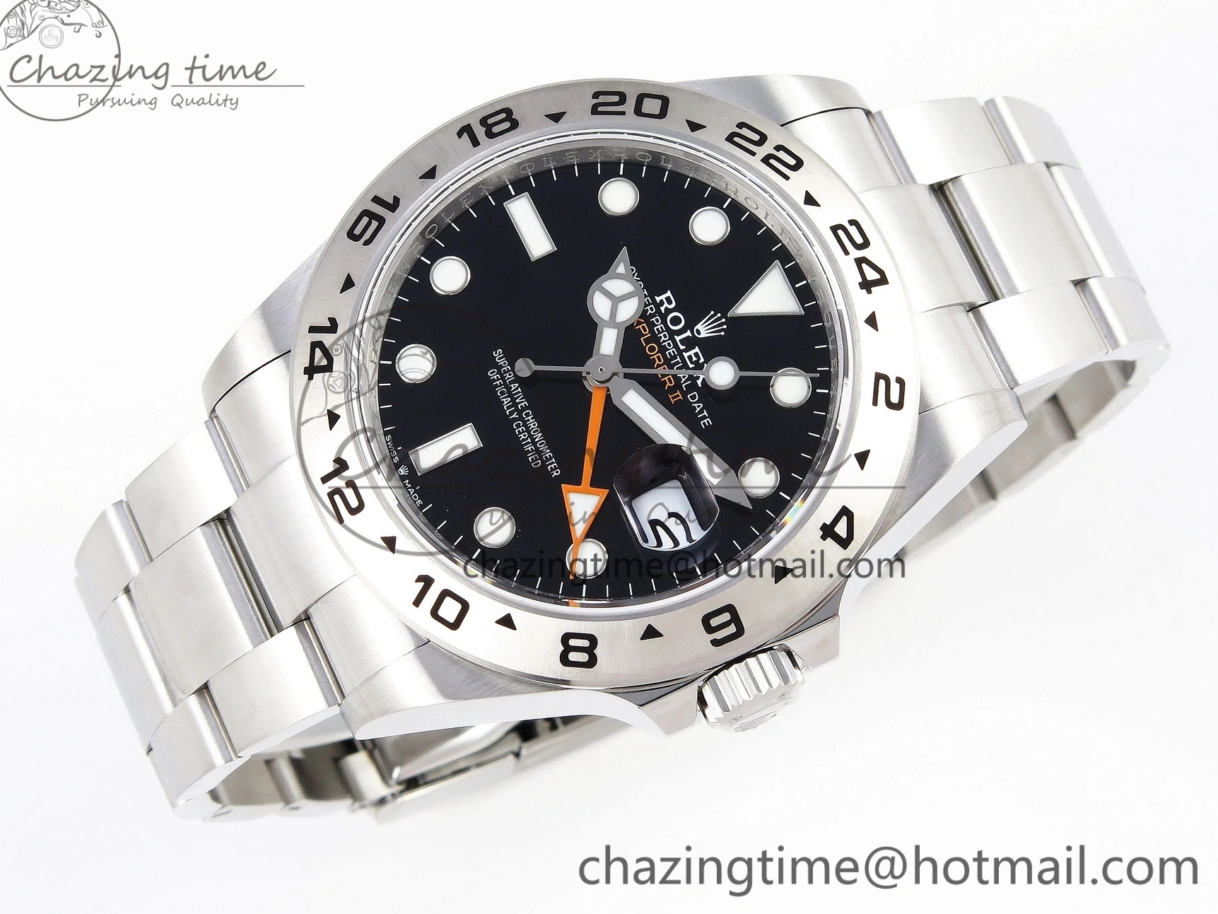 MiroTime 0329 Explorer II 42mm 226570 Black 904L SS GMF 1:1 Best Edition Black Dial on Bracelet VR3285 CHS HighPerformance 1903